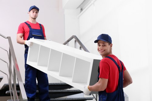 Moving team preparing a home removal in Kingston