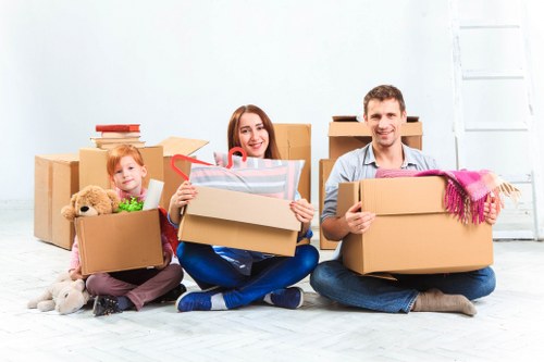 Safe bank transfer and card payment area for Kingston removals