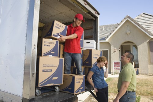 Moving furniture with a hired removal truck in Kingston