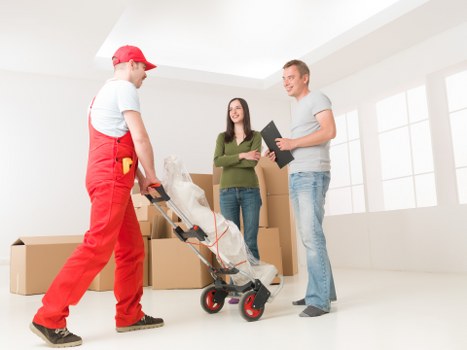 Local team collecting bulky furniture from a Kingston property