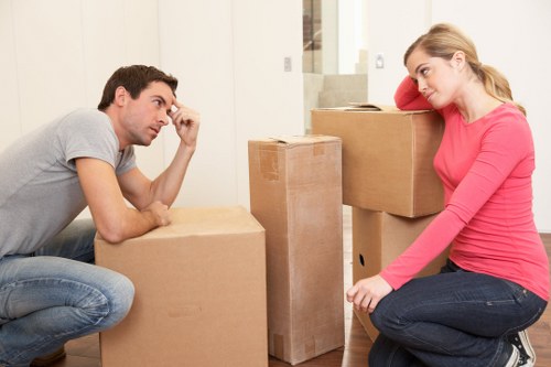 Protective packing materials used during Kingston removals
