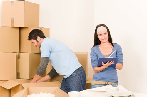 Waste collection and disposal items prepared for lawful removal