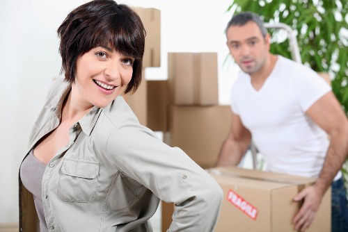 Packed moving boxes ready for removals in Kingston