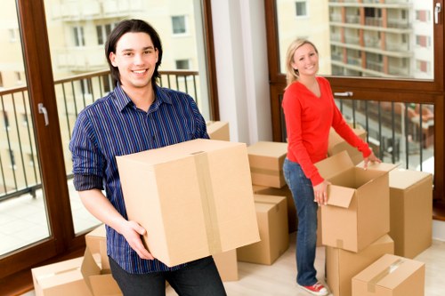 Kingston moving team completing a secure and careful relocation